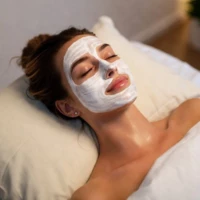 Soin du visage masque hydratant