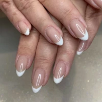 French manucure renforcement verni semi-permanent